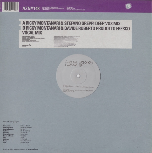 Shauna Solomon - I Wanna Be | Azuli Records (AZNY148) - 3 Shauna Solomon - I Wanna Be | Azuli Records (AZNY148) - 3