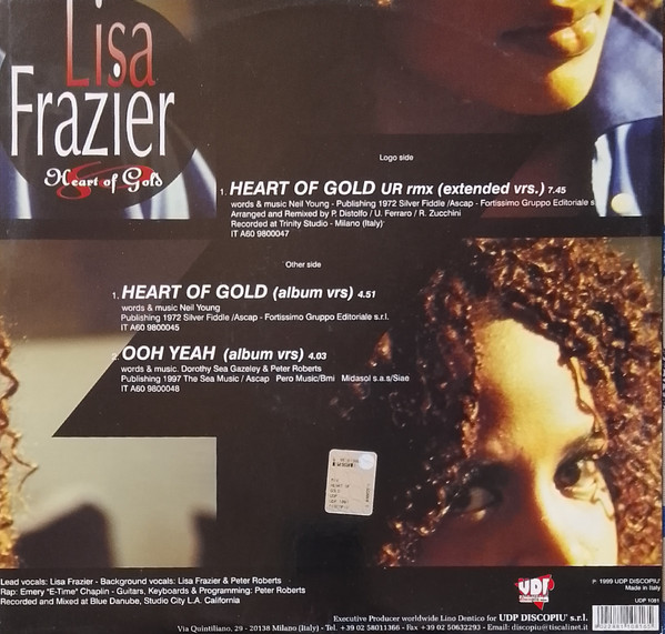 Lisa Frazier - Heart Of Gold | UDP (UDP 1081) - 2 Lisa Frazier - Heart Of Gold | UDP (UDP 1081) - 2