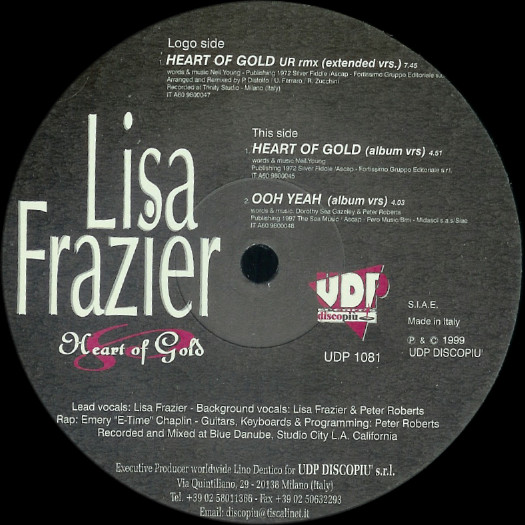 Lisa Frazier - Heart Of Gold | UDP (UDP 1081) - 3 Lisa Frazier - Heart Of Gold | UDP (UDP 1081) - 3