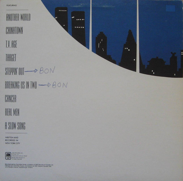Joe Jackson - Night And Day | A&M Records (SP-4906) - 2 Joe Jackson - Night And Day | A&M Records (SP-4906) - 2