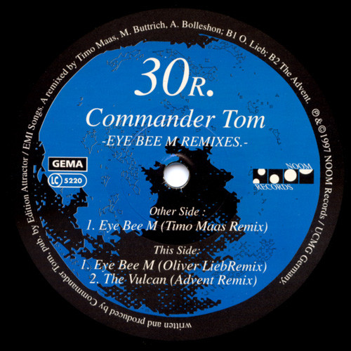 Commander Tom - Eye Bee M (Remixes) | Noom Records (NOOM030R-6) - main Commander Tom - Eye Bee M (Remixes) | Noom Records (NOOM030R-6) - main