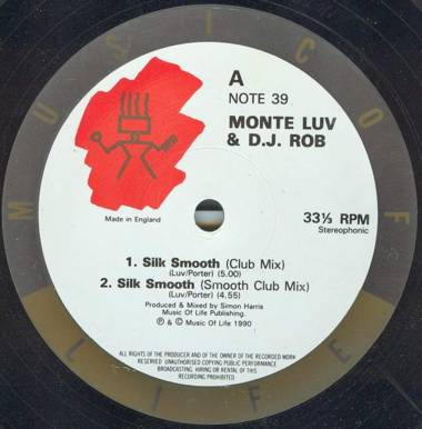 Monte Luv & D.J. Rob - Silk Smooth | Music Of Life (NOTE 39) - main