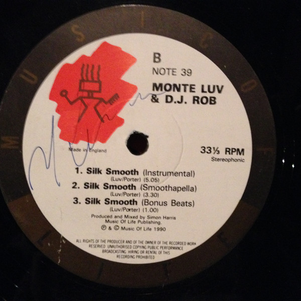 Monte Luv & D.J. Rob - Silk Smooth | Music Of Life (NOTE 39) - 2