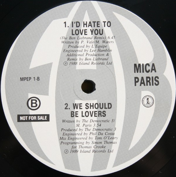 Mica Paris - Convention E.P. | 4th & Broadway (MPEP 1) - 4
