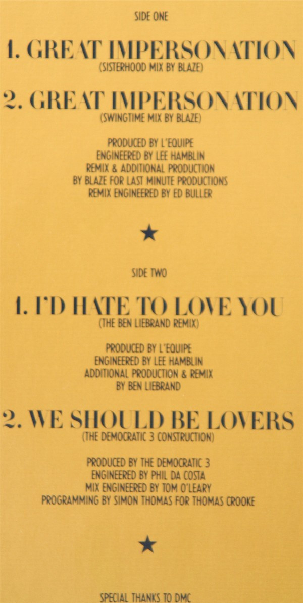 Mica Paris - Convention E.P. | 4th & Broadway (MPEP 1) - 5