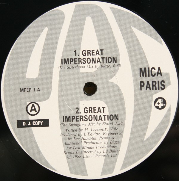 Mica Paris - Convention E.P. | 4th & Broadway (MPEP 1) - 3