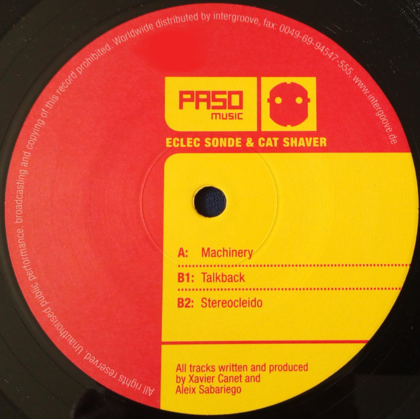 Eclec Sonde & Cat Shaver - Machinery | Paso Music (PASO 008) - 2 Eclec Sonde & Cat Shaver - Machinery | Paso Music (PASO 008) - 2