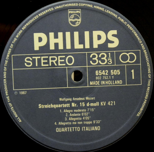 String Quartets - No. 15, K. 421 / No. 19, K. 465 “Dissonanzen”