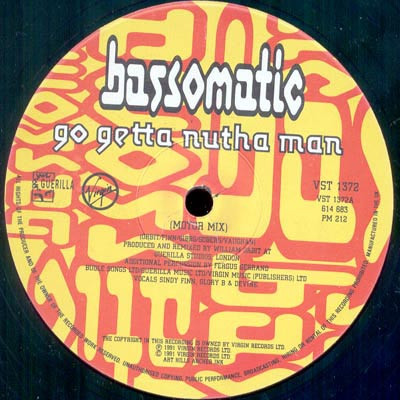 Bassomatic - Go Getta Nutha Man | Virgin (VST 1372) - 2 Bassomatic - Go Getta Nutha Man | Virgin (VST 1372) - 2