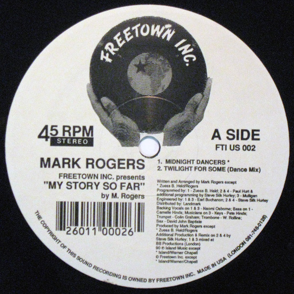 Mark Rogers - My Story So Far | Freetown Inc (FTI US 002) - main