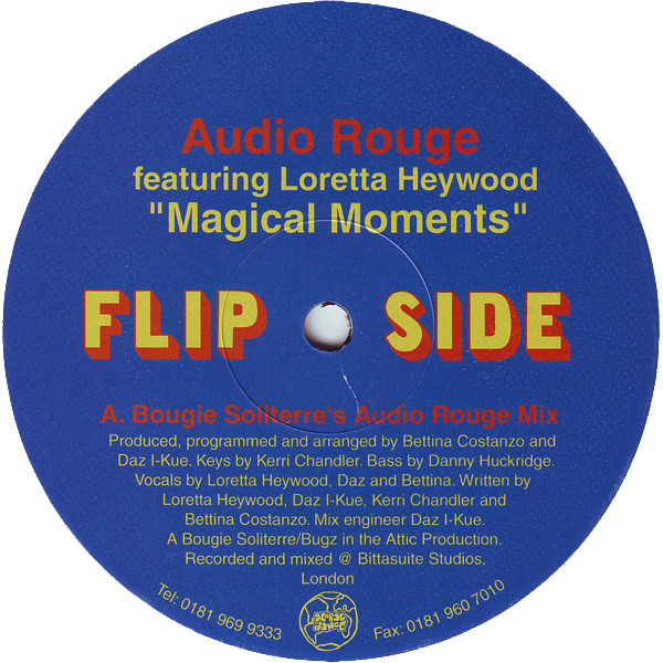 Audio Rouge Featuring Loretta Heywood - Magical Moments | Flipside (FLIP 006) - main Audio Rouge Featuring Loretta Heywood - Magical Moments | Flipside (FLIP 006) - main