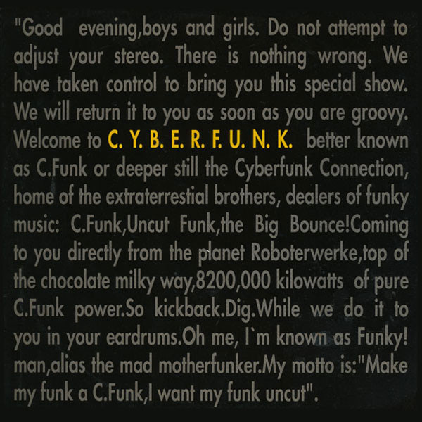 C.Y.B.E.R.F.U.N.K. - Live At The Wunderbar | Wunderwerke (WW 01) - main