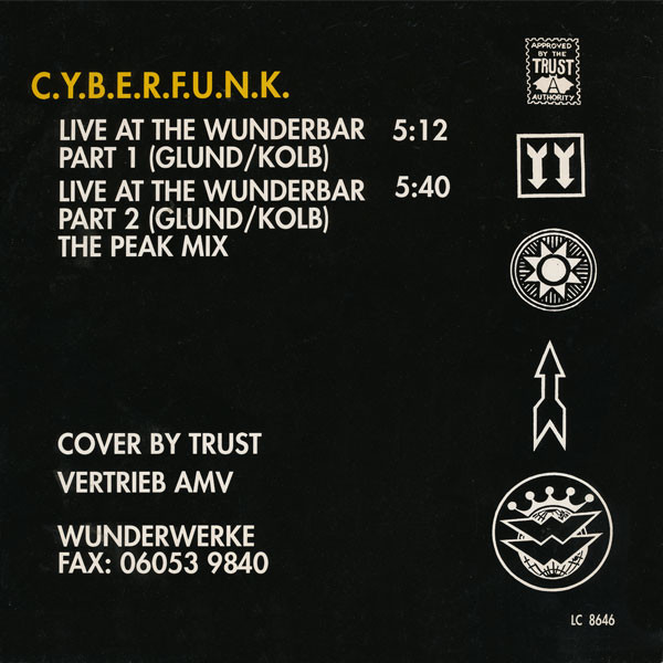 C.Y.B.E.R.F.U.N.K. - Live At The Wunderbar | Wunderwerke (WW 01) - 2