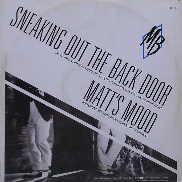 Matt Bianco - Sneaking Out The Back Door | WEA (24 9459-0) - 2