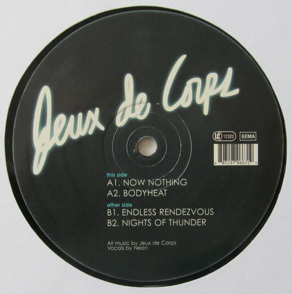 Jeux De Corps - Now Nothing | Dekathlon Records (DEKA 006)