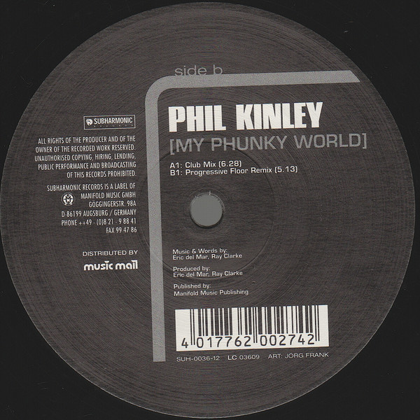 Phil Kinley - My Phunky World | Subharmonic Records (SUH-0036-12) - 3 Phil Kinley - My Phunky World | Subharmonic Records (SUH-0036-12) - 3
