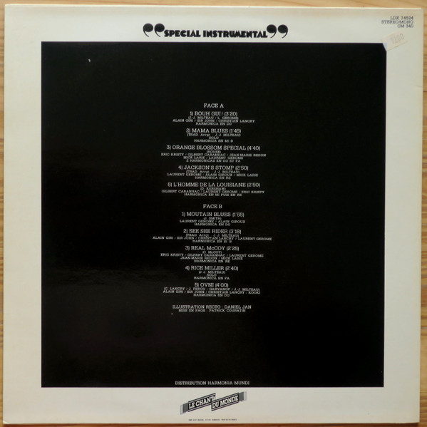 Jean-Jacques Milteau & Le Bluegrass Connection - L'Harmonica | Le Chant Du Monde (LDX 74524) - 2 Jean-Jacques Milteau & Le Bluegrass Connection - L'Harmonica | Le Chant Du Monde (LDX 74524) - 2