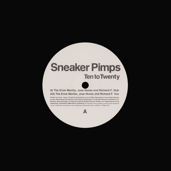 Sneaker Pimps - Ten To Twenty | Clean Up Records (CUP054P1)