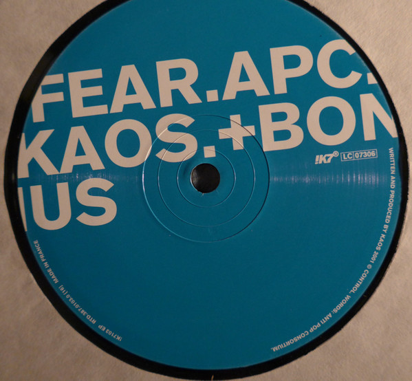 Antipop Consortium / Kaos / Patrick Pulsinger - Fear | !K7 Records (!K7103 EP) - 4