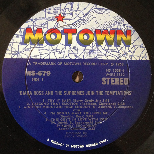 Diana Ross & The Supremes Join The Temptations - Diana Ross & The Supremes Join The Temptations | Motown (MS-679) - 3 Diana Ross & The Supremes Join The Temptations - Diana Ross & The Supremes Join The Temptations | Motown (MS-679) - 3