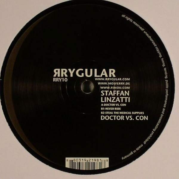 Staffan Linzatti - Doctor vs. Con | Rrygular (RRY10) - main
