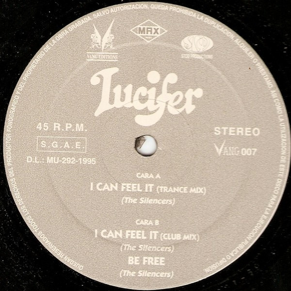 Lucifer - I Can Feel It | Vanguardia Discos (VANG 007) - 2