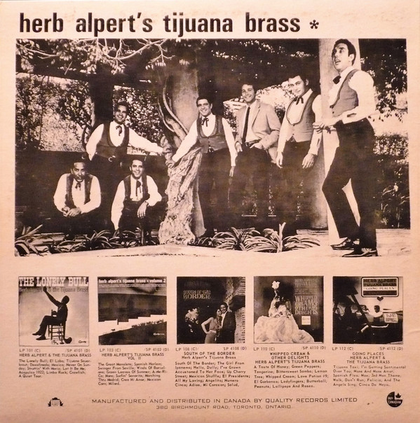 Herb Alpert & The Tijuana Brass - What Now My Love | A&M Records (SP 4114) - 2