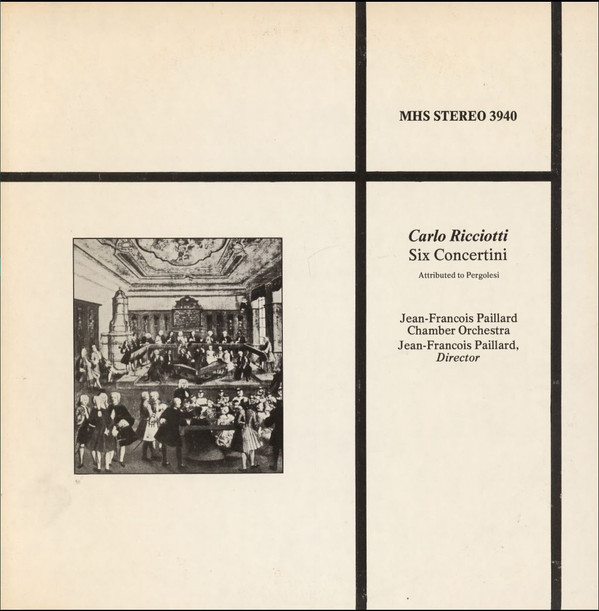 Six Concertini Attributed to Pergolesi