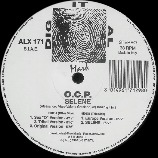 O.C.P. - Selene | Dig It Al Mark (ALX 171) - 2