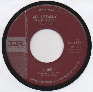 Cher - All I Really Want To Do | Imperial (IM.66114) - main