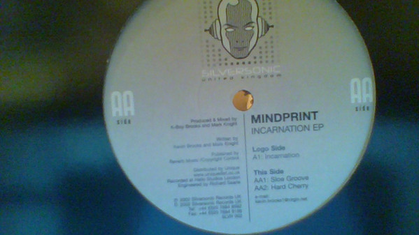 Mindprint - Incarnation EP | Silversonic Records (SLVR 002) - main