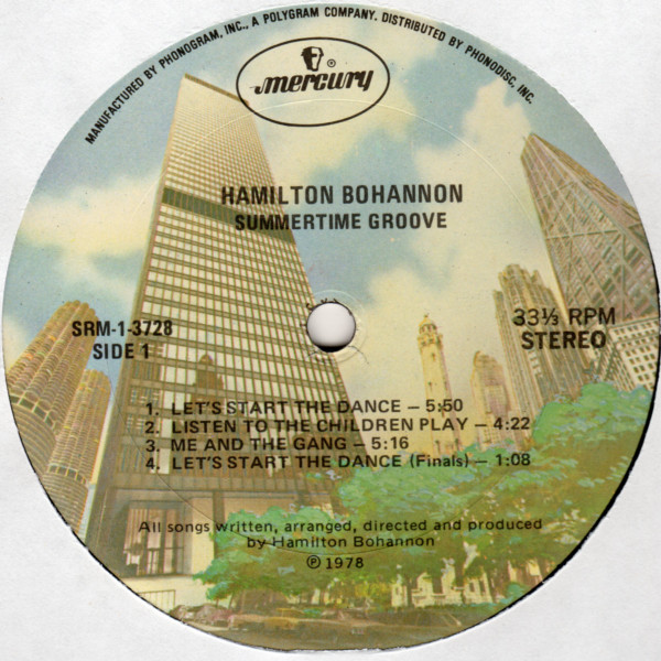 Bohannon - Summertime Groove | Mercury (SRM-1-3728) - 3