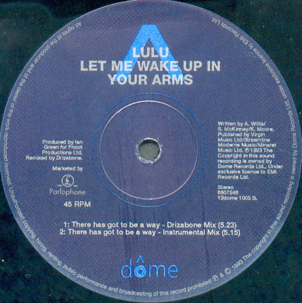 Lulu - Let Me Wake Up In Your Arms | Dome Records (12DOME 1005) - 4 Lulu - Let Me Wake Up In Your Arms | Dome Records (12DOME 1005) - 4