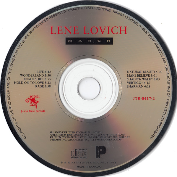 Lene Lovich - March | Justin Time (JTR-8417-2) - 3 Lene Lovich - March | Justin Time (JTR-8417-2) - 3