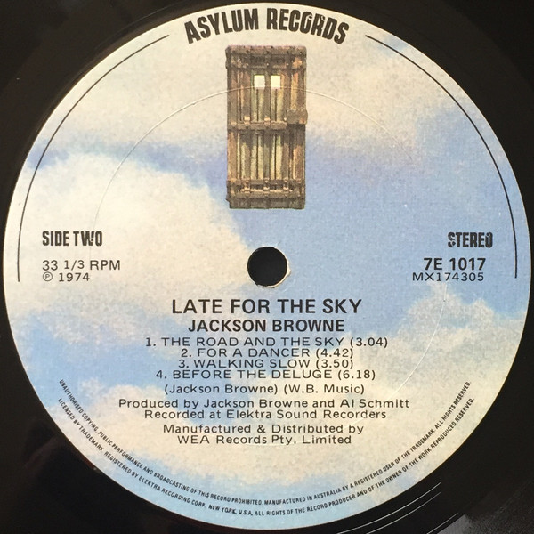 Jackson Browne - Late For The Sky | Asylum Records (7E-1017) - 4 Jackson Browne - Late For The Sky | Asylum Records (7E-1017) - 4