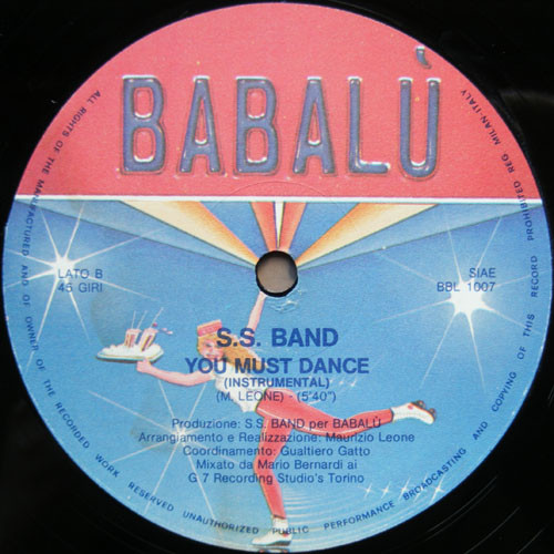 S.S. Band - You Must Dance | Babalú (BBL 1007) - 4