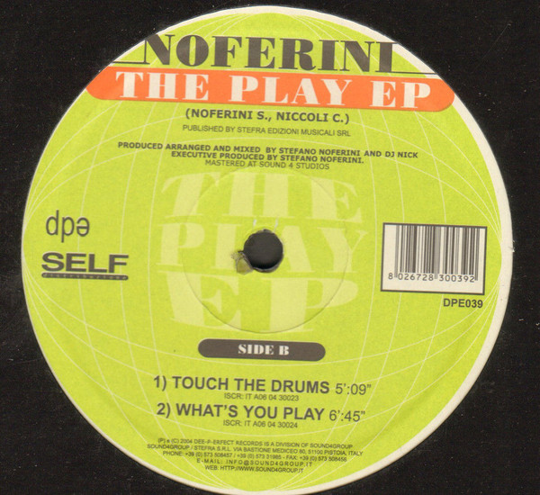 Noferini - The Play EP | Dee-P-erfect (DPE039) - main