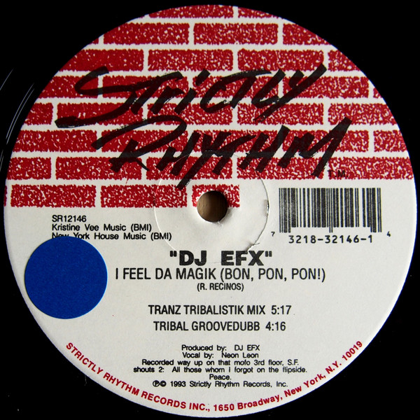 DJ EFX - Is It Like My Dil-Doe? | Strictly Rhythm (SR12146) - 2 DJ EFX - Is It Like My Dil-Doe? | Strictly Rhythm (SR12146) - 2