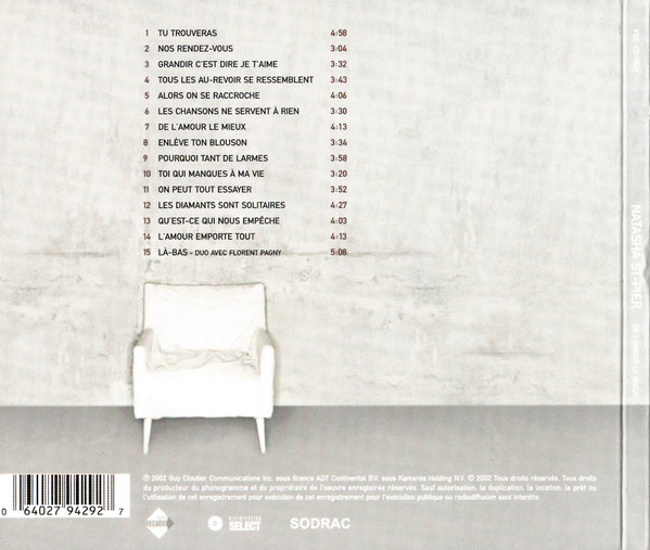 Natasha St-Pier - De L'Amour Le Mieux | Guy Cloutier Communications (PGC-CD-9429) - 2 Natasha St-Pier - De L'Amour Le Mieux | Guy Cloutier Communications (PGC-CD-9429) - 2