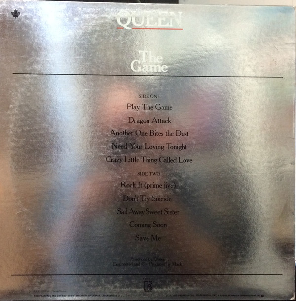 Queen - The Game | Elektra (X5E-513) - 2