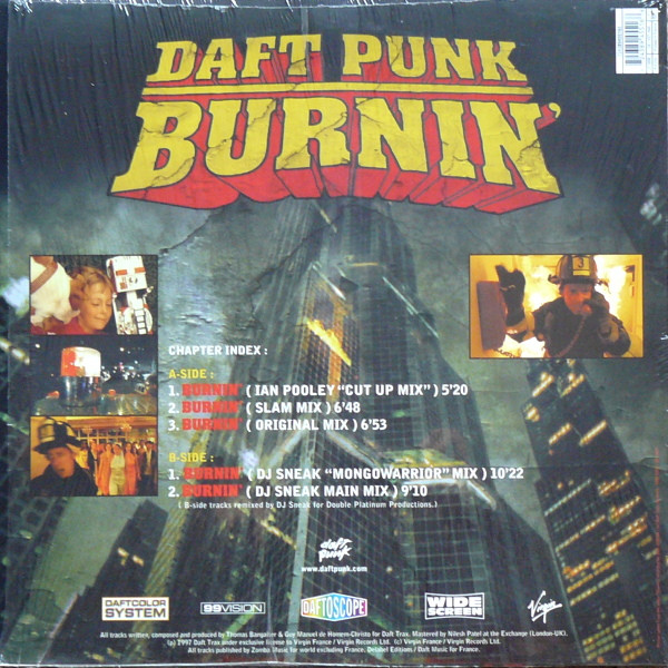 Daft Punk - Burnin' | Virgin (VST 1649) - 2