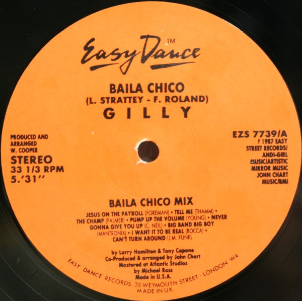 Gilly - Baila Chico Mix | Easy Dance Records (EZS 7739) - main