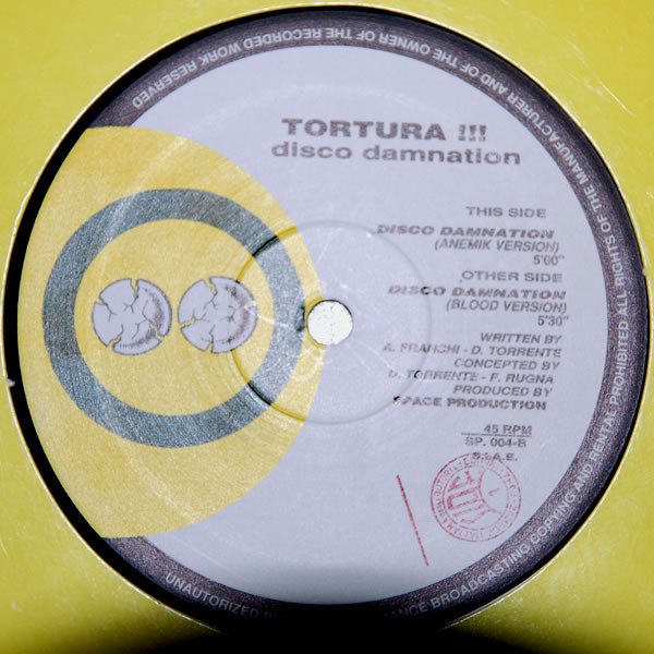 Tortura !!! - Disco Damnation | Space Records (SP 004)