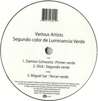 Various - Segundo Color De Luminancia: Verde | Cyclical Tracks (Ct 04)