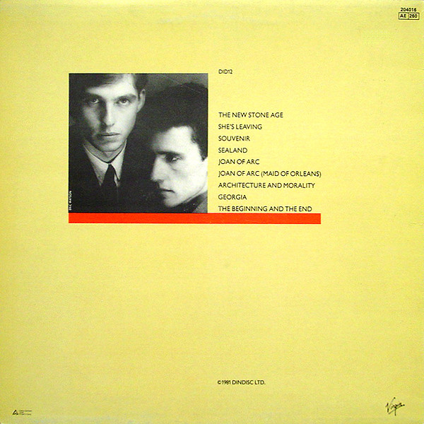 Orchestral Manoeuvres In The Dark - Architecture & Morality | Virgin (204016) - 2