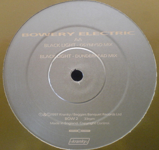 Bowery Electric - Coming Down | Beggars Banquet (BOW2) - 2