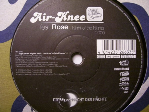 Air-Knee Feat. Rose - Night Of The Nights 2000 | Real Groove (RG 12018)