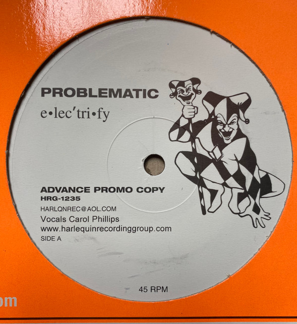 Problematic - E•lec'tri•fy | Harlequin Recording Group (HRG 1235) - 2