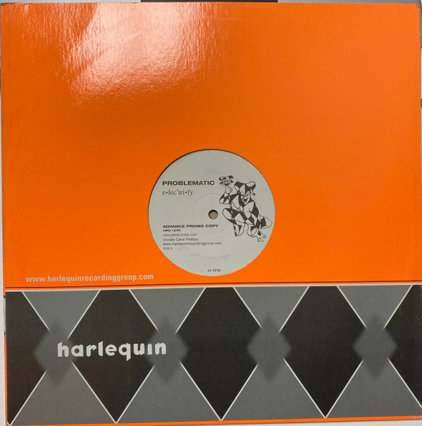 Problematic - E•lec'tri•fy | Harlequin Recording Group (HRG 1235) - main