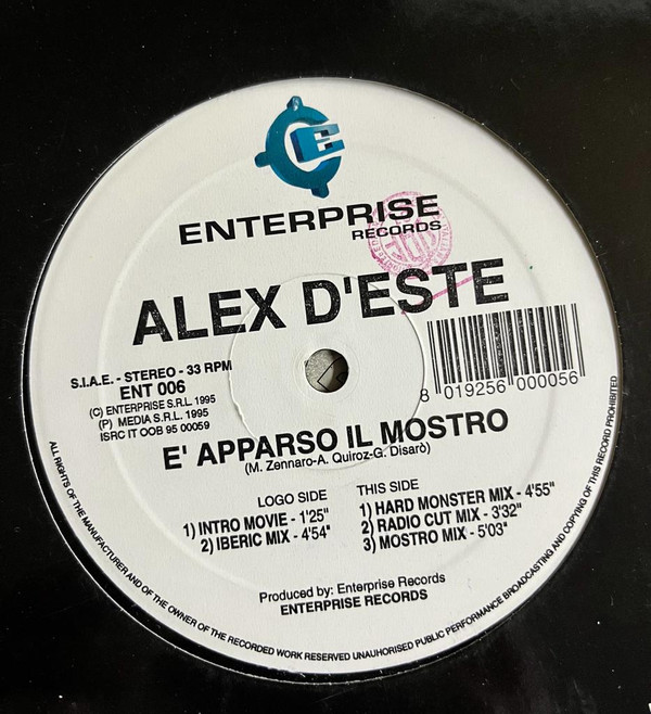Alex D'Este - È Apparso Il Mostro | Enterprise Records (ENT 006)